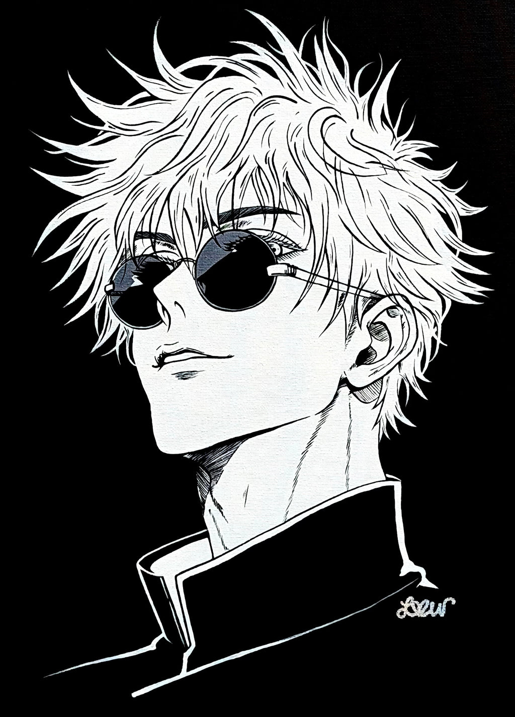 LIMITLESS- Satoru Gojo Jujutsu Kaisen Fan Art Print (8.5” x 11”)