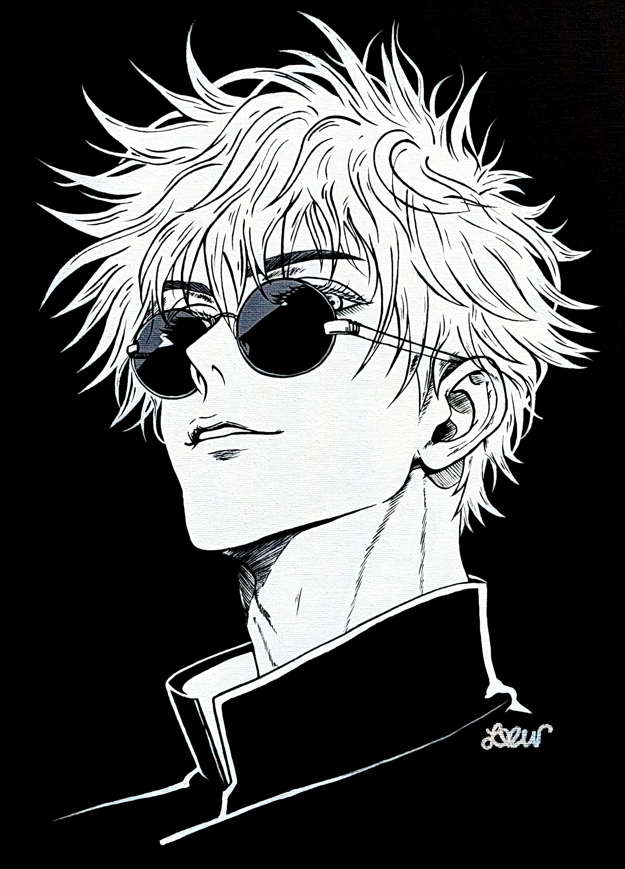 LIMITLESS- Satoru Gojo Jujutsu Kaisen Inspired Print (8.5” x 11”)