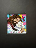 JESUS LOVES ME, THIS I KNOW.- Faith Inspired Jesus Vinyl Sticker
