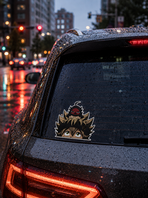 ALWAYS WATCHING- Asta and Nero Inspired Vinyl Peeker Sticker (5”)