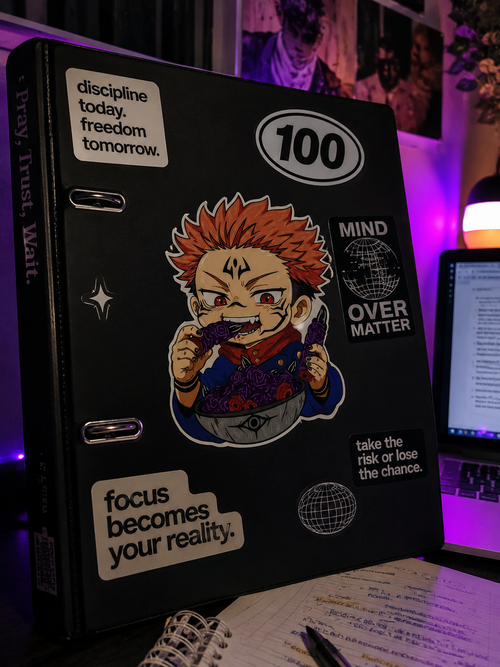 FINGER FOOD- Sukuna Inspired Vinyl Sticker