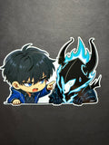 BAD IRON- Jinwoo and Iron Inspired Peeker Sticker (5”)
