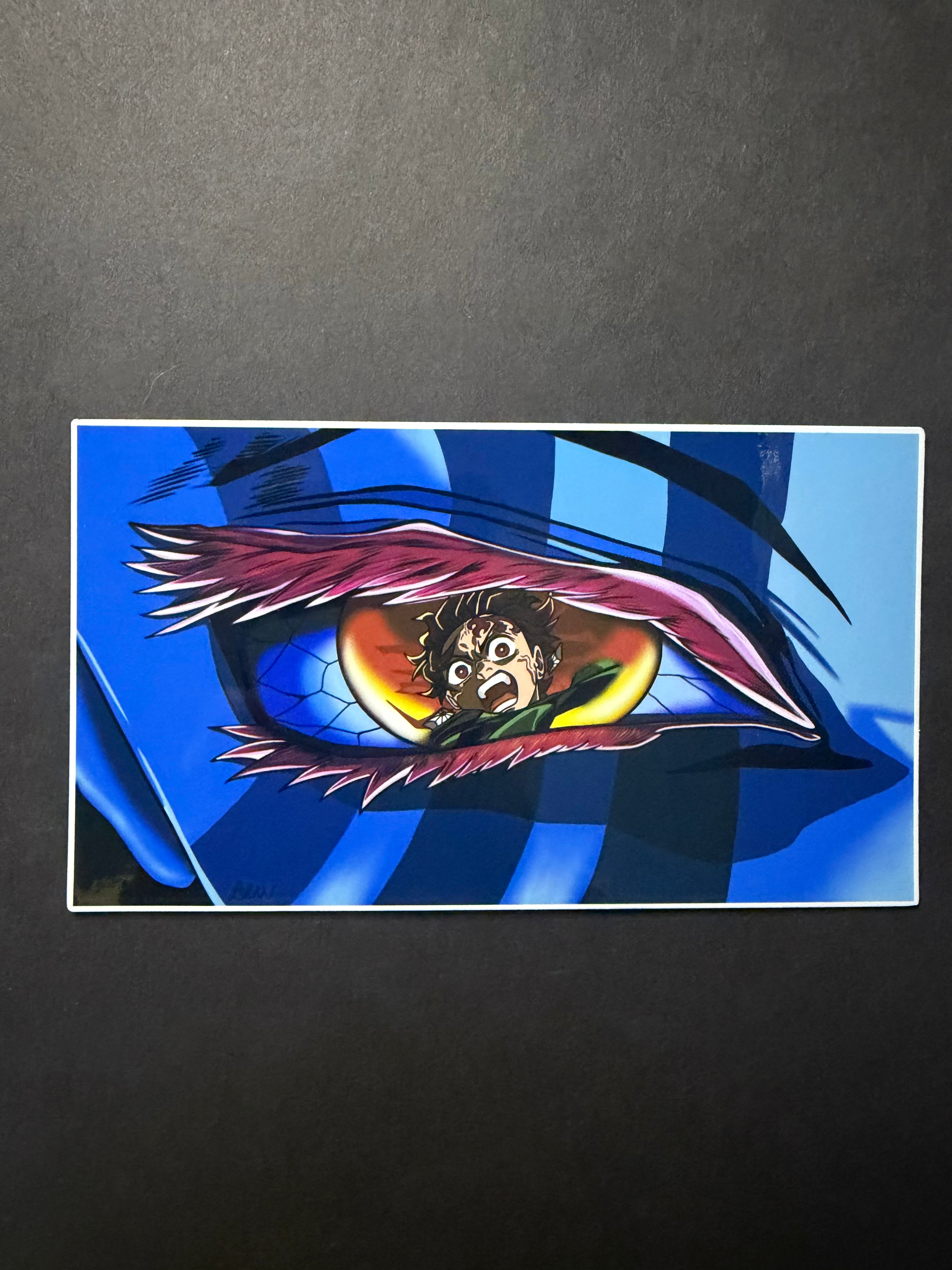 THE FINAL GAZE- Akaza and Tanjiro Inspired Vinyl Sticker