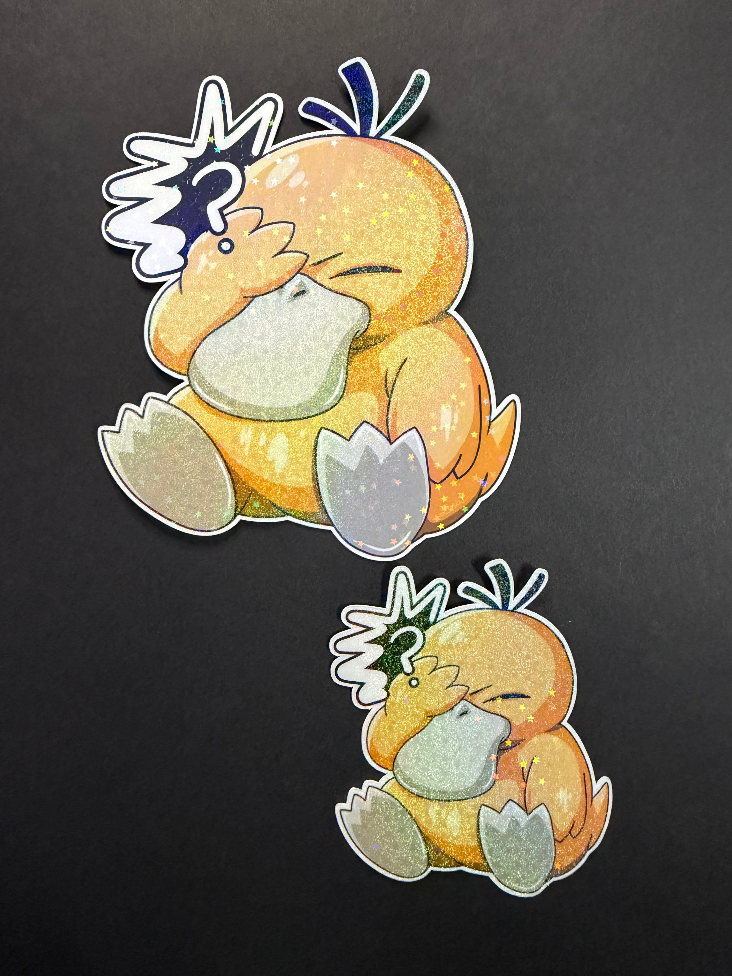 PSYDUCK- Psyduck Inspired Vinyl Sticker