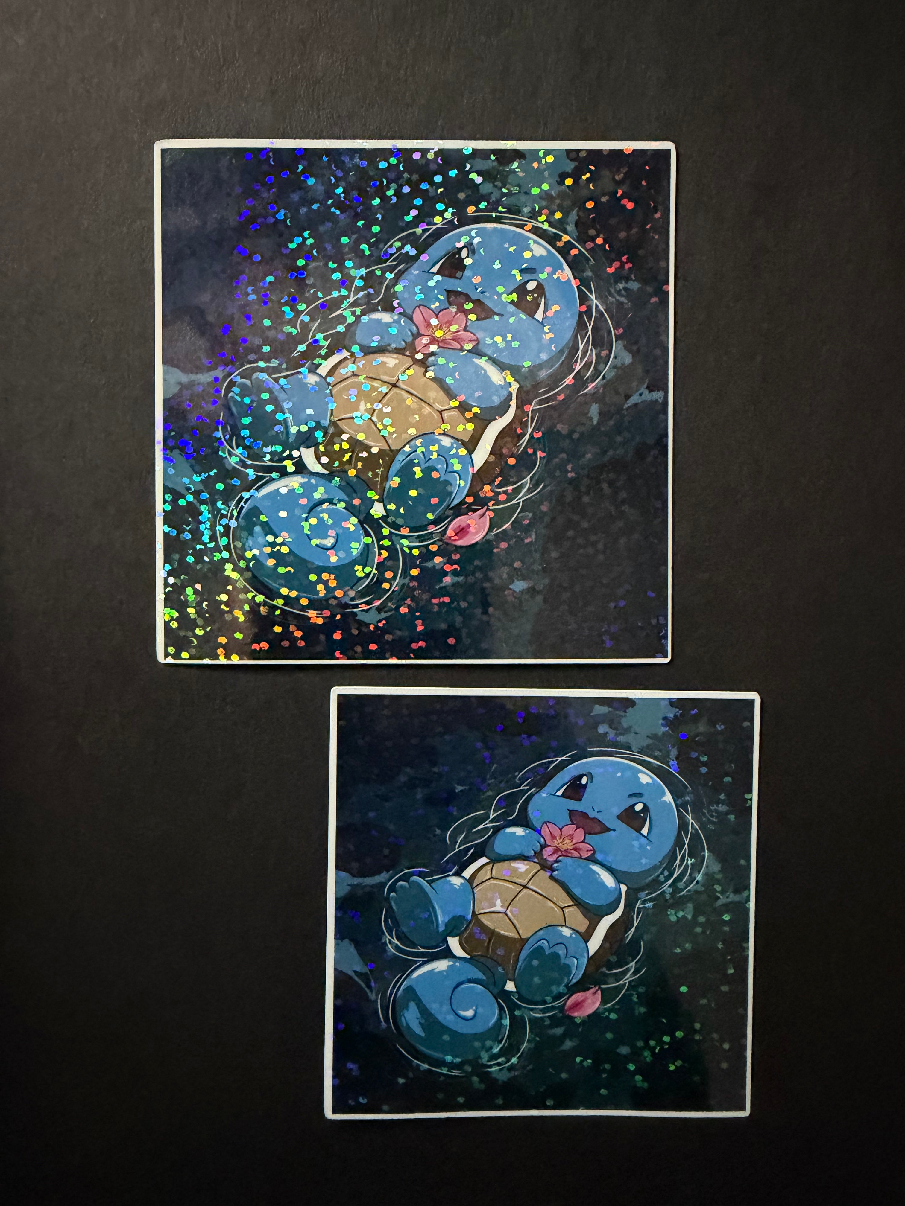 LAZY RIVER- Squirtle Inspired Vinyl Sticker