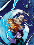 UNBREAKABLE BONDS- Demon Slayer Fan Art Print (18”x24”)