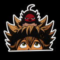 ALWAYS WATCHING- Asta and Nero Inspired Vinyl Peeker Sticker (5”)