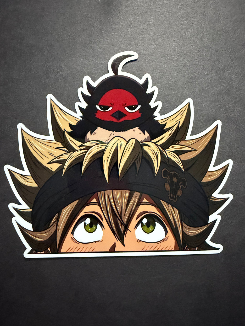ALWAYS WATCHING- Asta and Nero Inspired Vinyl Peeker Sticker (5”)