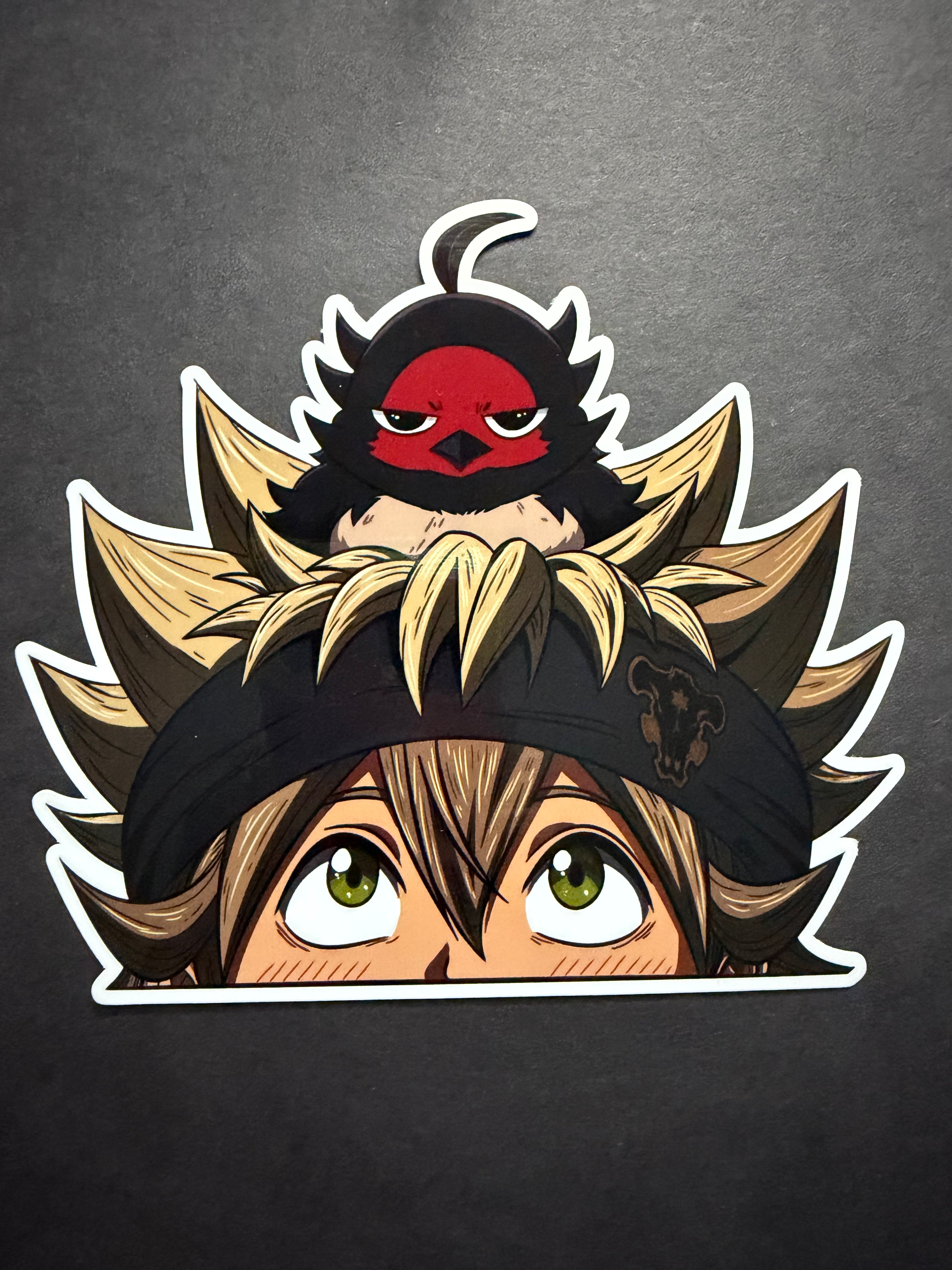 ALWAYS WATCHING- Asta and Nero Inspired Vinyl Peeker Sticker (5”)
