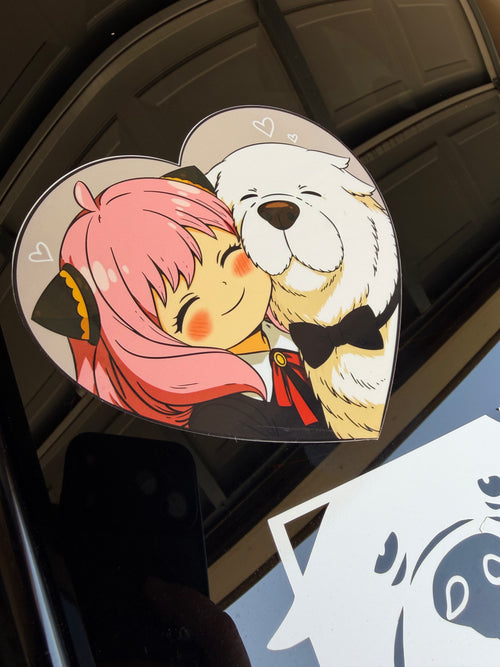 BEST FRIENDS FUREVER- Anya and Bond Inspired Vinyl Sticker