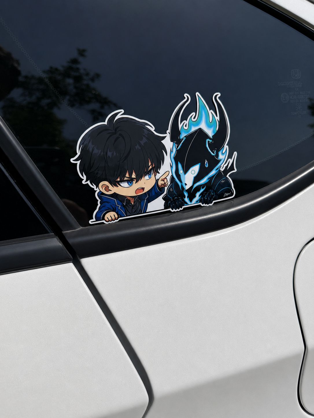 BAD IRON- Jinwoo and Iron Inspired Peeker Sticker (5”)