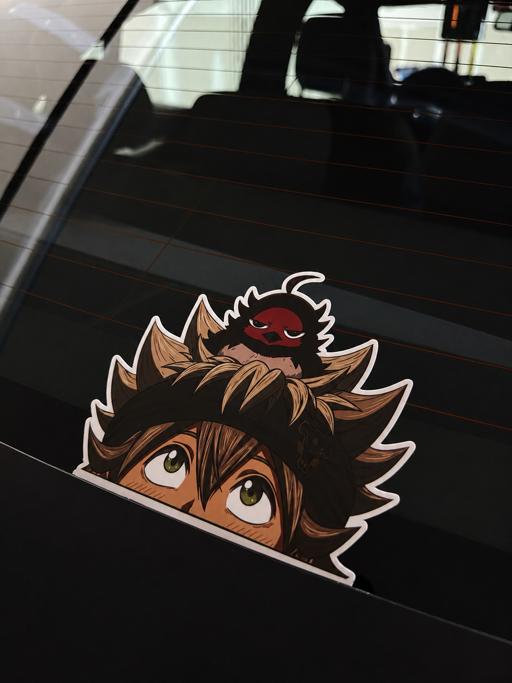 ALWAYS WATCHING- Asta and Nero Inspired Vinyl Peeker Sticker (5”)