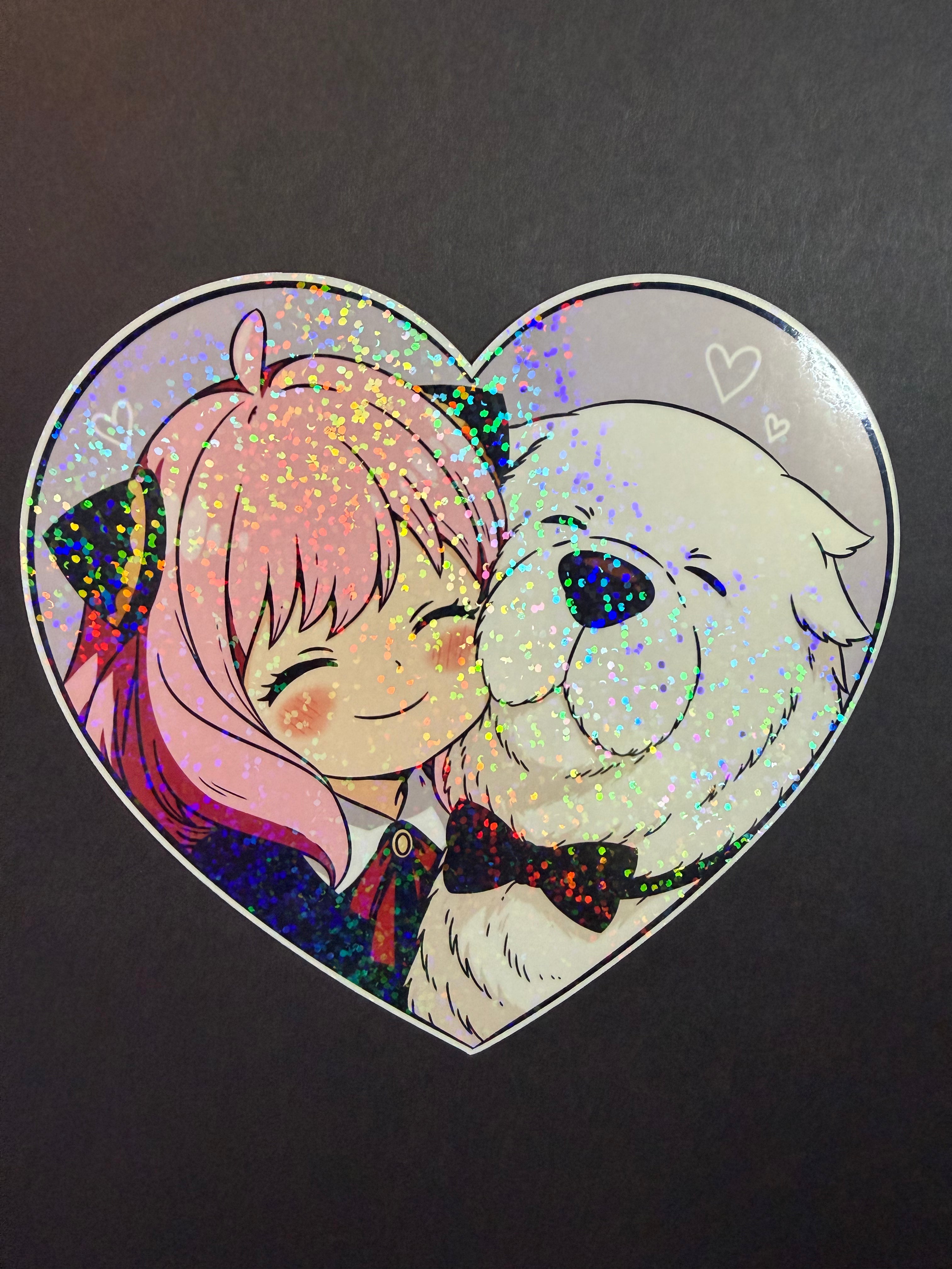 BEST FRIENDS FUREVER- Anya and Bond Inspired Vinyl Sticker