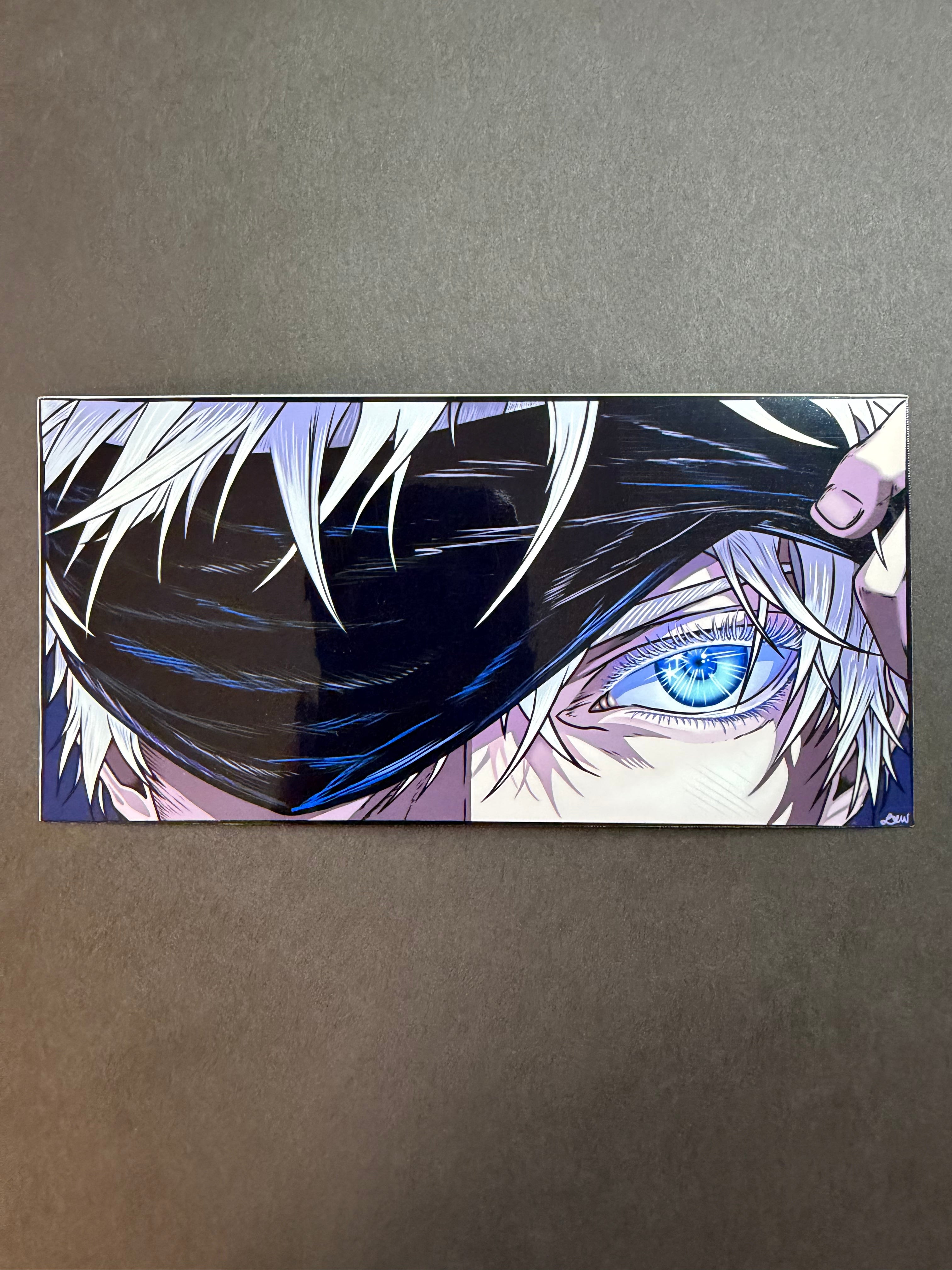 UNVEILED- Satoru Gojo Inspired Vinyl Sticker (7”)