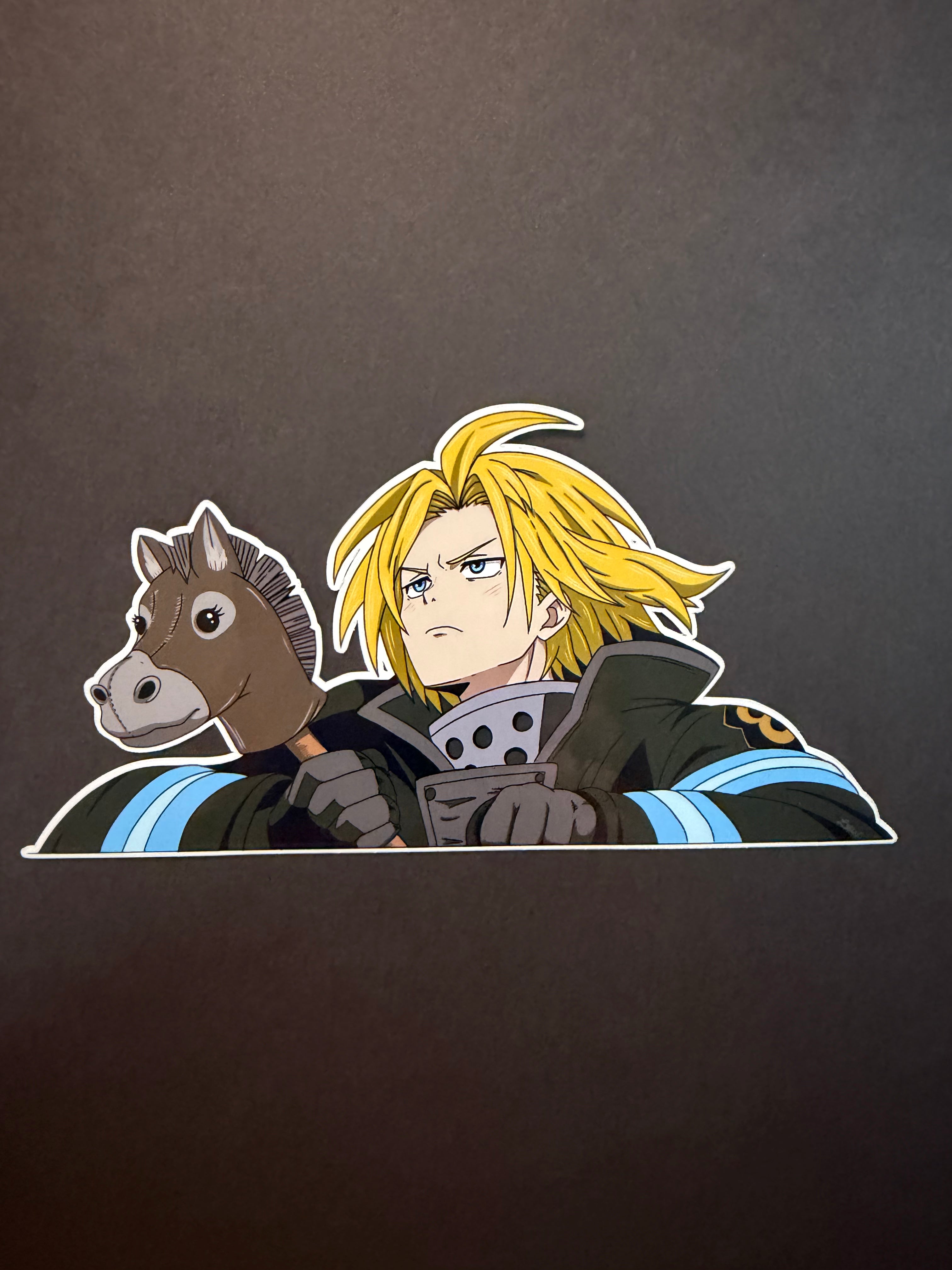 KING ARTHUR- Arthur Boyle Inspired Peeker Sticker (6”)