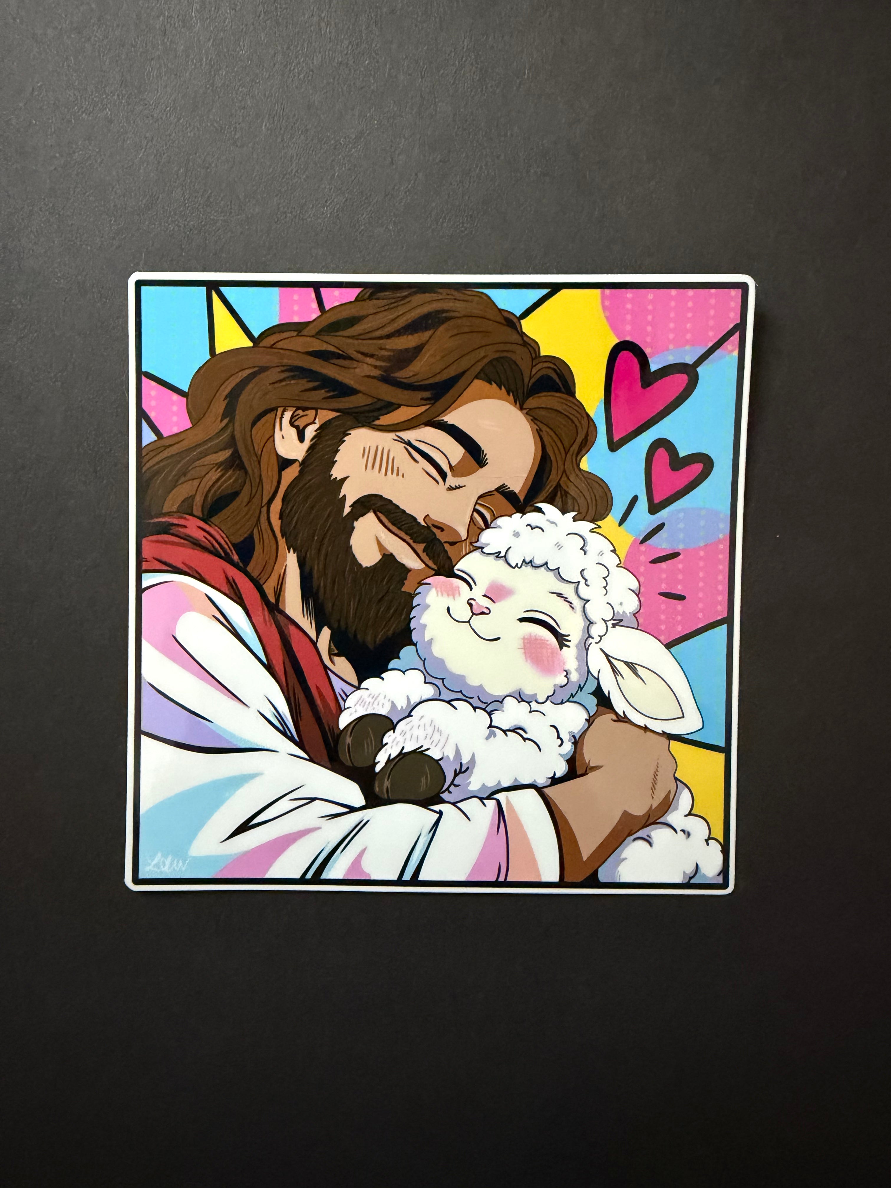 JESUS LOVES ME, THIS I KNOW.- Faith Inspired Jesus Vinyl Sticker