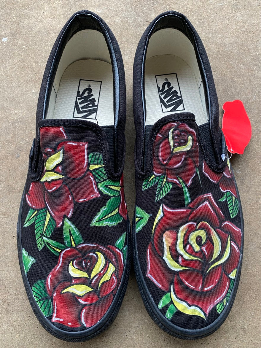 Custom Hand-Painted Shoes