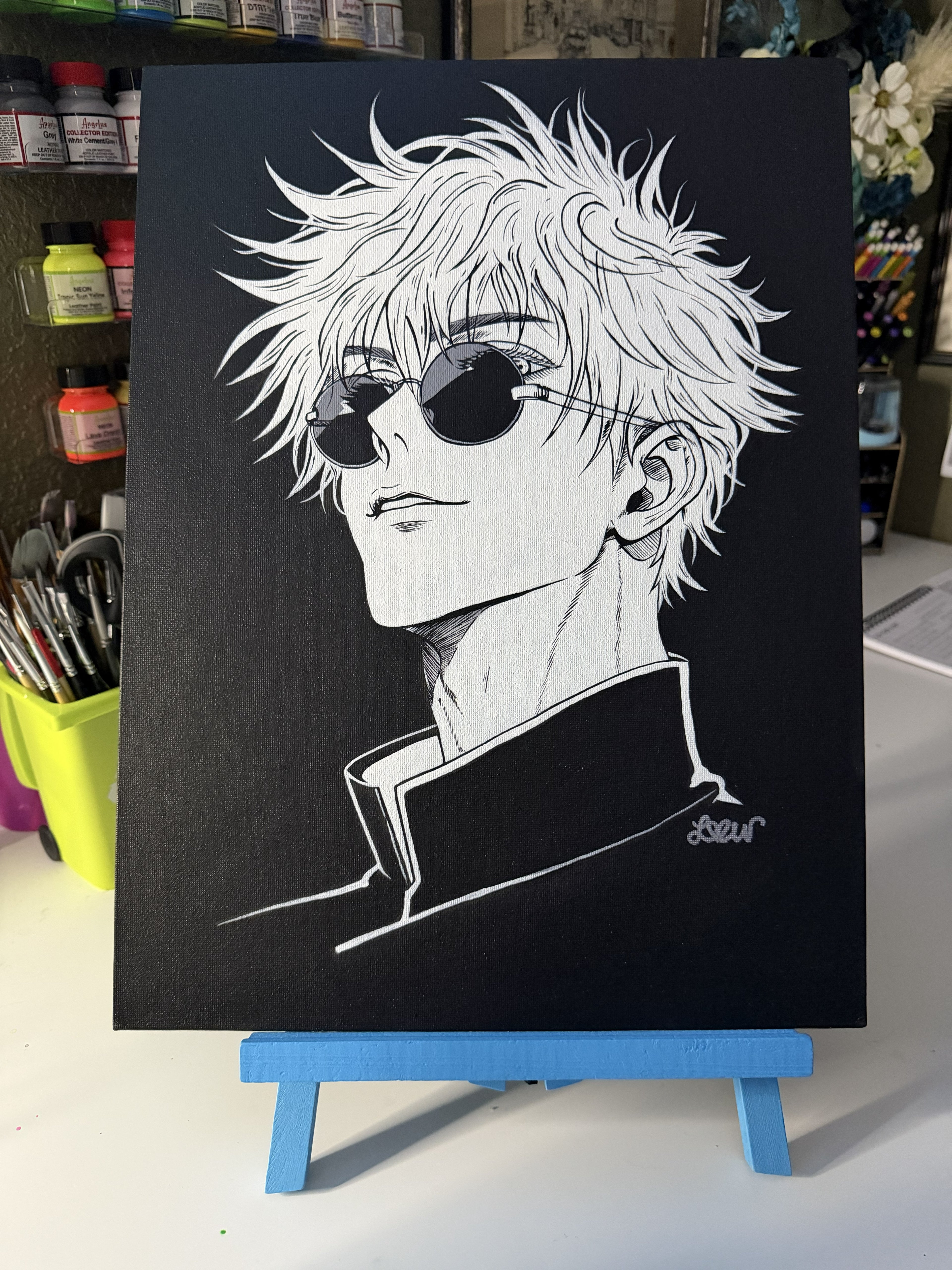 LIMITLESS- Satoru Gojo Jujutsu Kaisen Fan Art Print (8.5” x 11”)