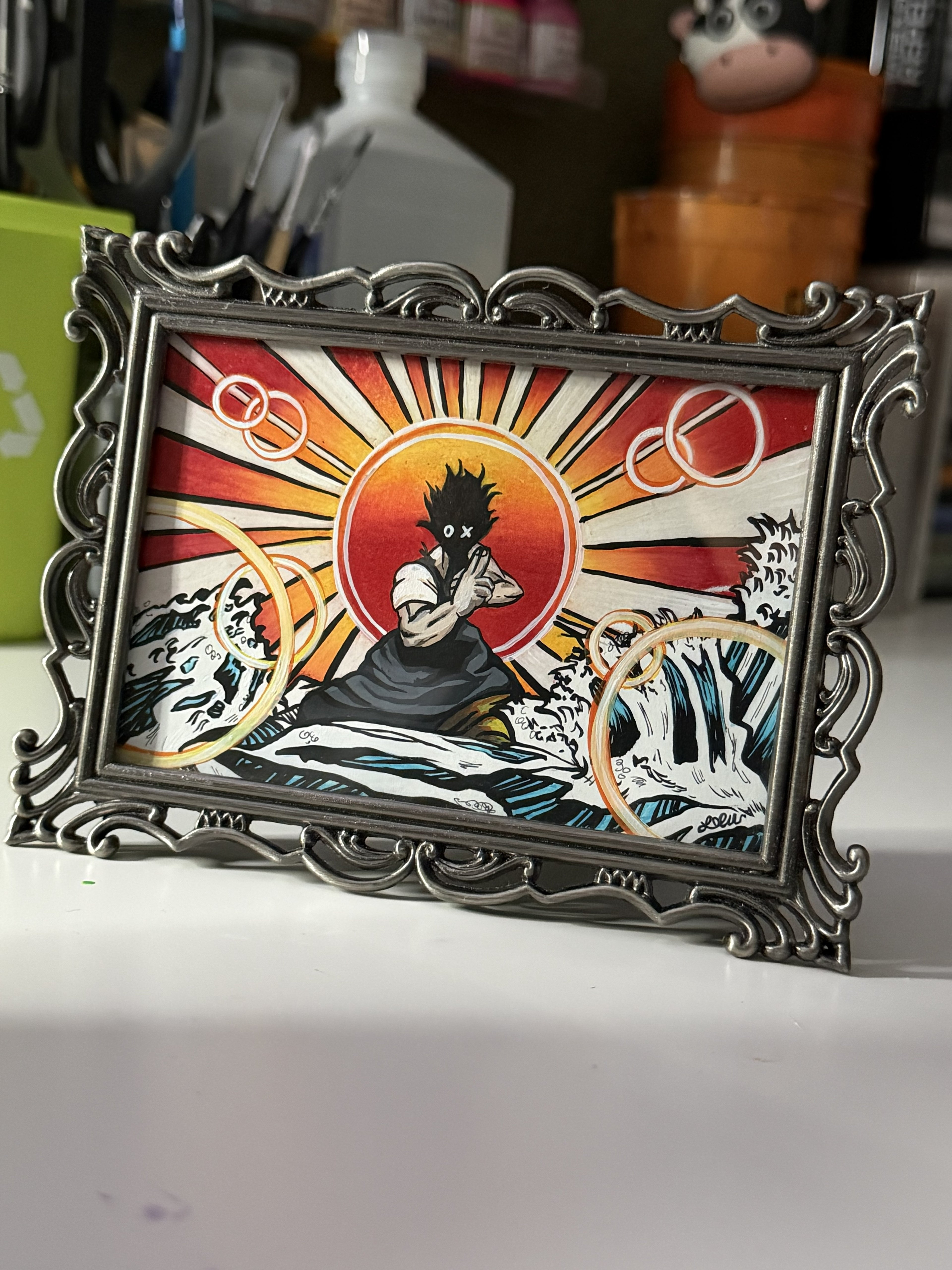 KING OF ASAKUSA- Benimaru Fire Force Fan Art Print (5”x7”)